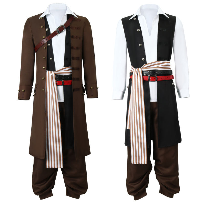 Pirates of the Caribbean Jack Sparrow Cosplay Costumes