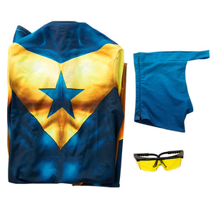 Booster Gold Michael Carter Jumpsuit Cosplay Costumes
