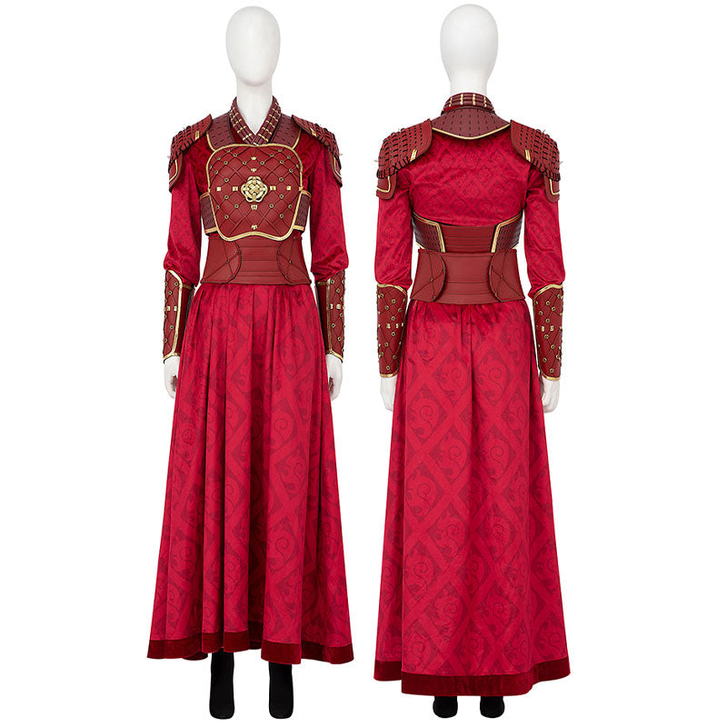 What if Season 2 Hela Red Jumpsuit Cosplay Costumes
