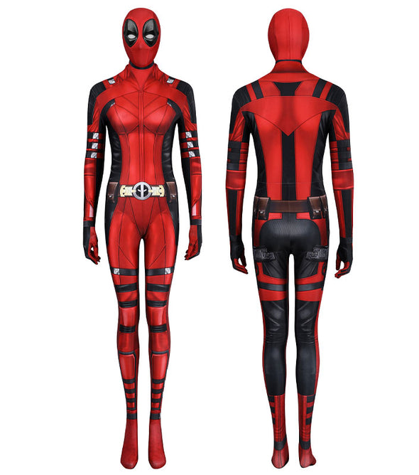 Deadpool 3 Lady Deadpool Jumpsuit Cosplay Costumes