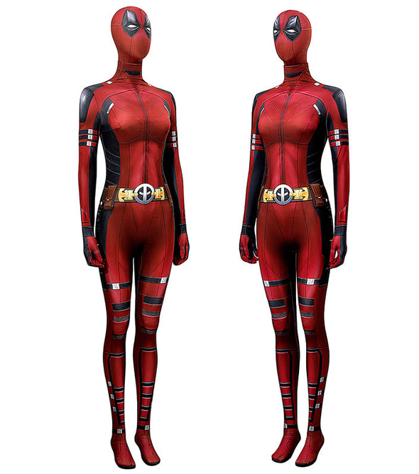 Deadpool 3 Lady Deadpool Jumpsuit Cosplay Costumes