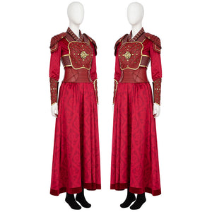What if Season 2 Hela Red Jumpsuit Cosplay Costumes