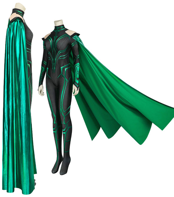 Thor 3 Ragnarok Trailer Hela Jumpsuit Cosplay Costumes