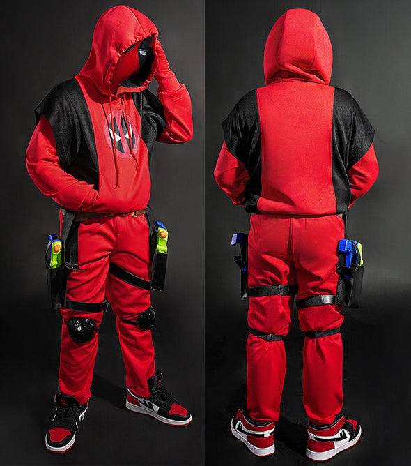 Deadpool 3 Wade Winston Wilson Hoodies Kids Size Cosplay Costume