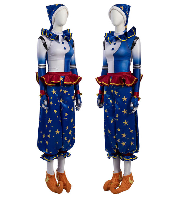 Five Nights at Freddy's Moon Halloween Clown Suit Cosplay Costumes