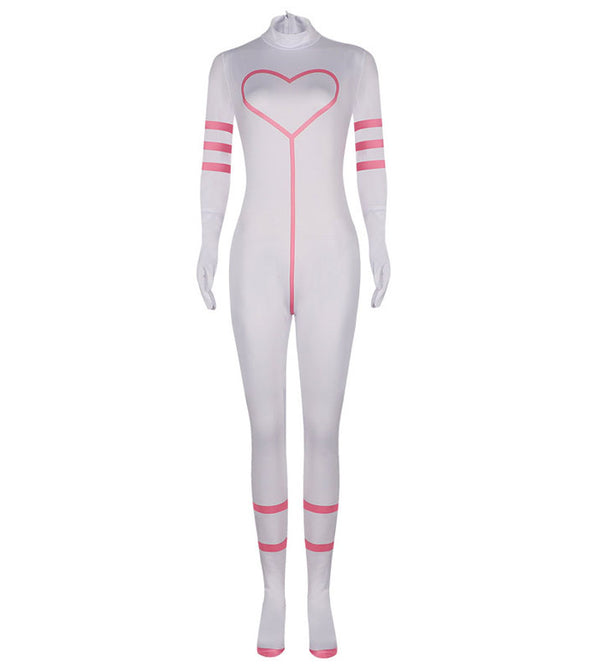 Hazbin Hotel Angel Jumpsuit Cosplay Costumes