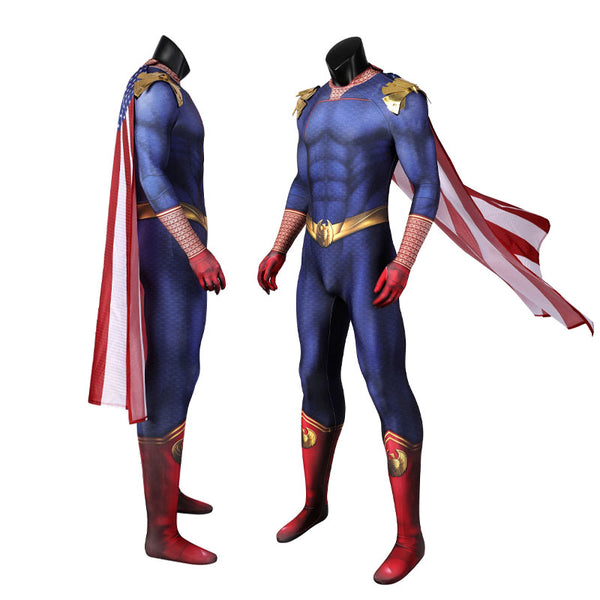 TV The Boys Homelander Cosplay Costume - Fullset Jumpsuit – Cosplay Plan