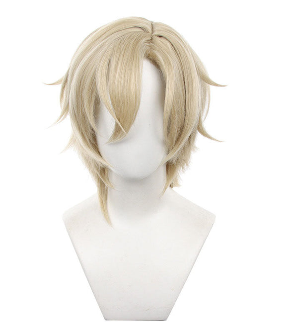 Honkai: Star Rail Aventurine Gold Cosplay Wigs