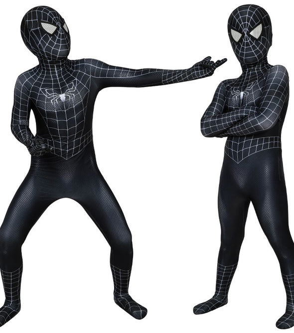 Spider-Man 3 Venom Eddie Brock Kids Jumpsuits Cosplay Costume