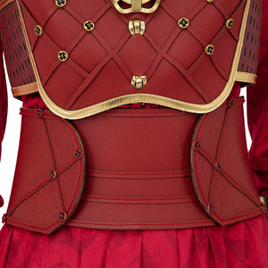 What if Season 2 Hela Red Jumpsuit Cosplay Costumes