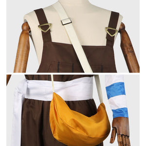 Anime One Piece Usopp Overalls Cosplay Costumes