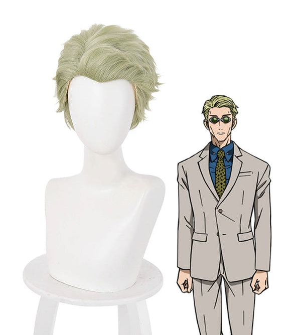 Anime Jujutsu Kaisen Kento Nanami Short Mixed Green Cosplay Wigs