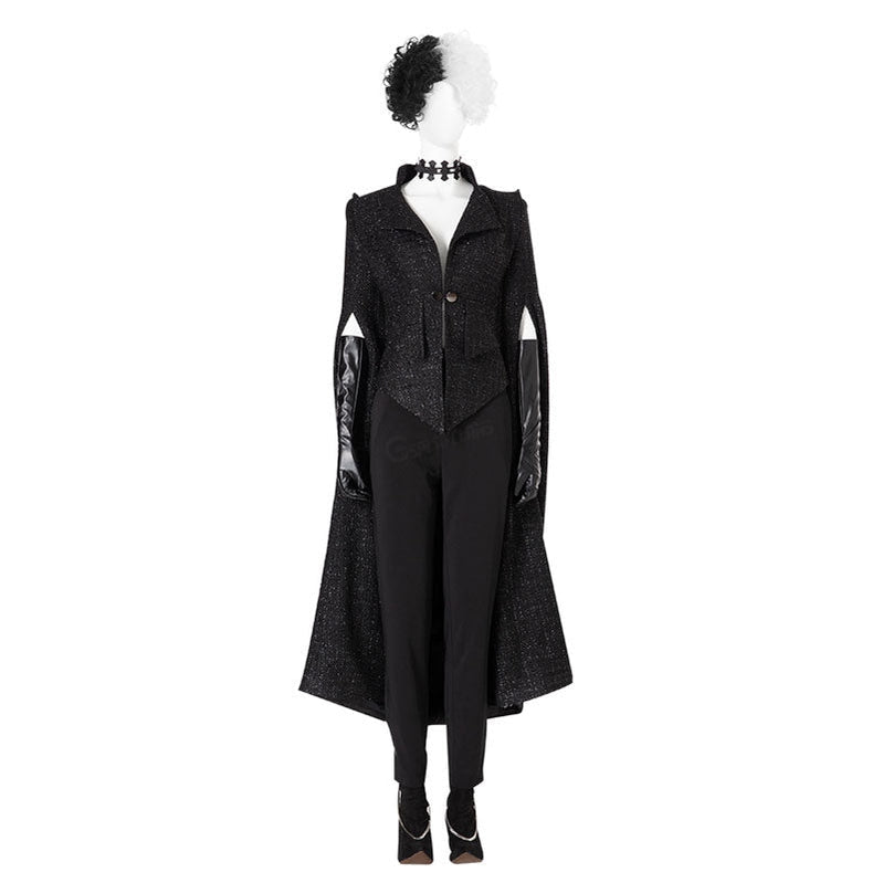 Cruella de Vil B Fullset Cosplay Costumes