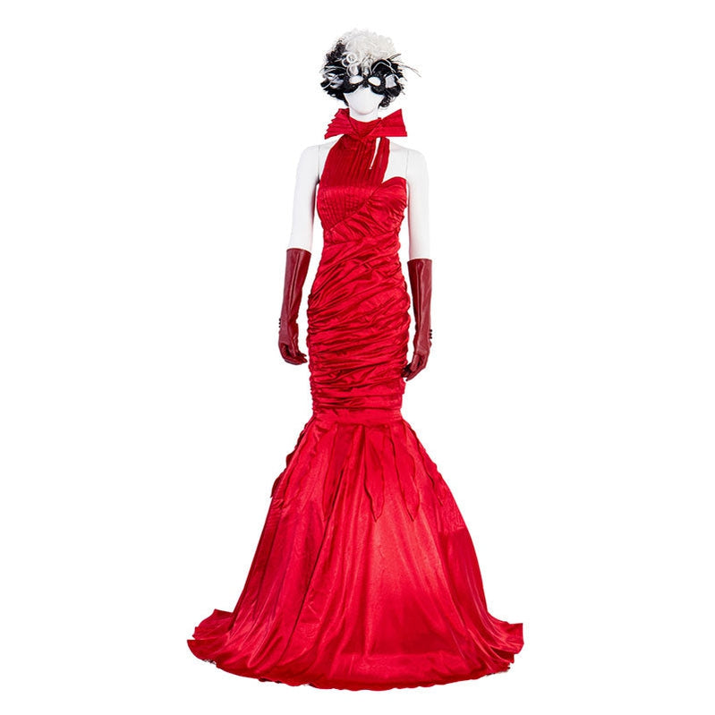 Cruella de Vil Halloween Cosplay Costumes
