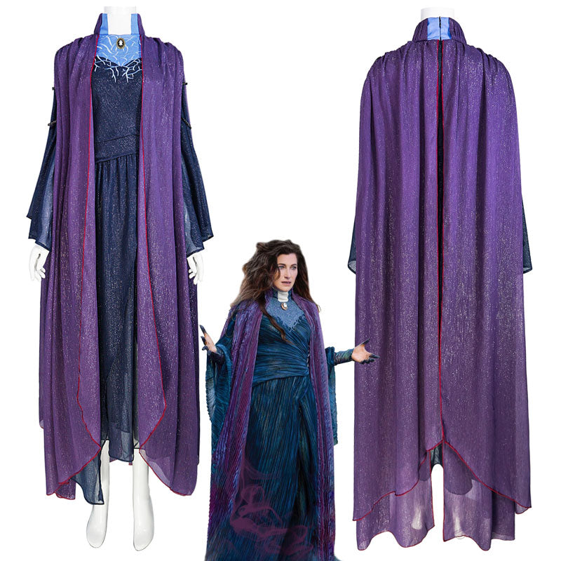 Marvel Wandavision Agatha Harkness Cosplay Costumes