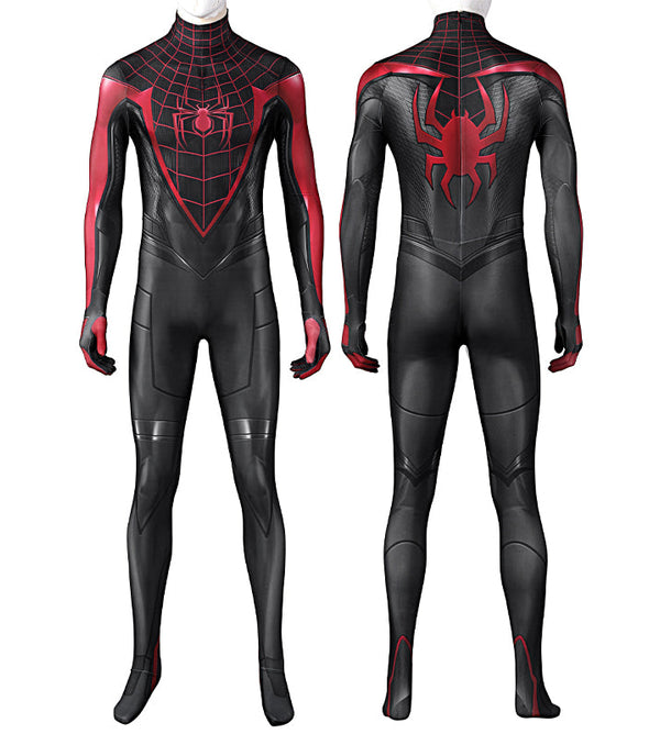Spiderman PS5 2 Miles Morales Jumpsuit Cosplay Costumes