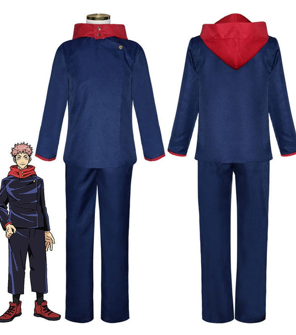 Anime Jujutsu Kaisen Yuji Itadori Child Outfits Cosplay Costume
