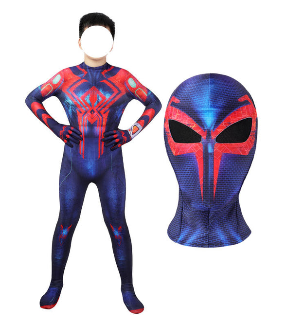 Spider-Man: Across The Spider-Verse Spider-Man 2099 Miguel O'Hara Children Jumpsuit Cosplay Costumes