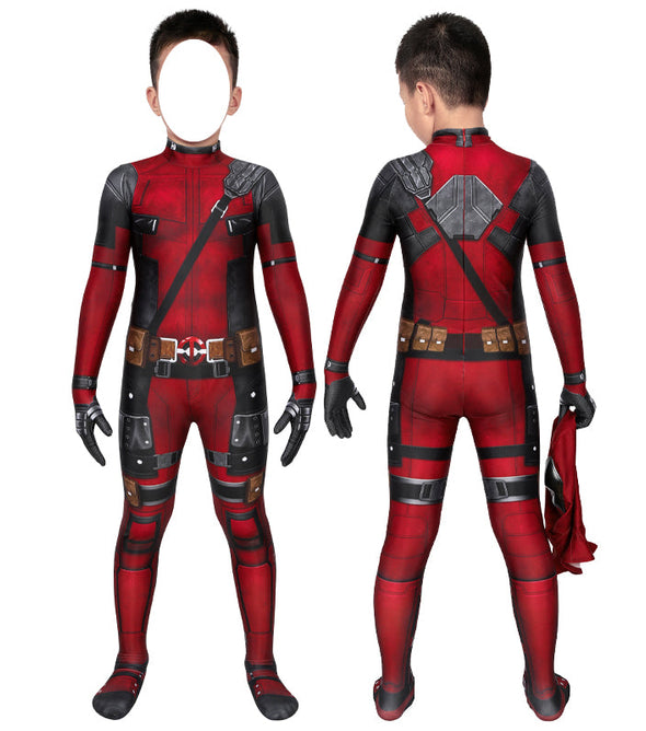 Deadpool Film Wade Wilson Kids Jumpsuit Cosplay Costumes