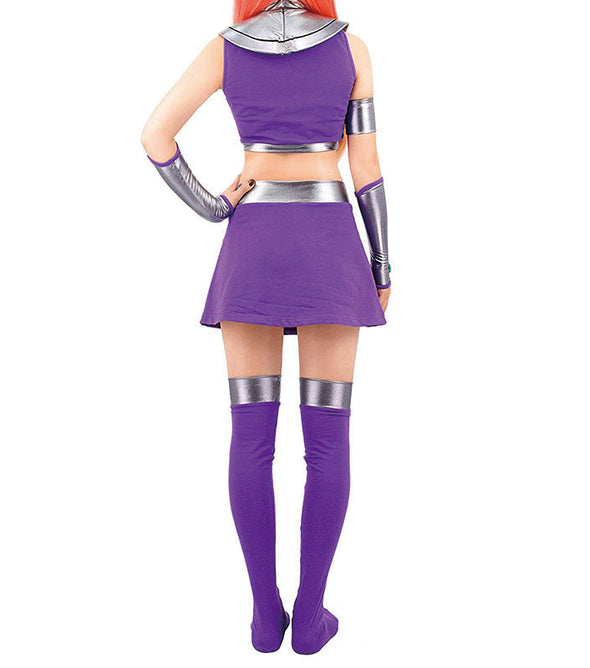 DC New Teen Titans Go Starfire Cosplay Costumes
