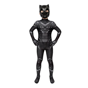 Anime Black Panther Children Jumpsuit Cosplay Costume - Cosplay Clans