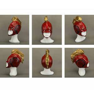 Avengers: Endgame Captain Marvel Carol Danvers Mask Cosplay Props