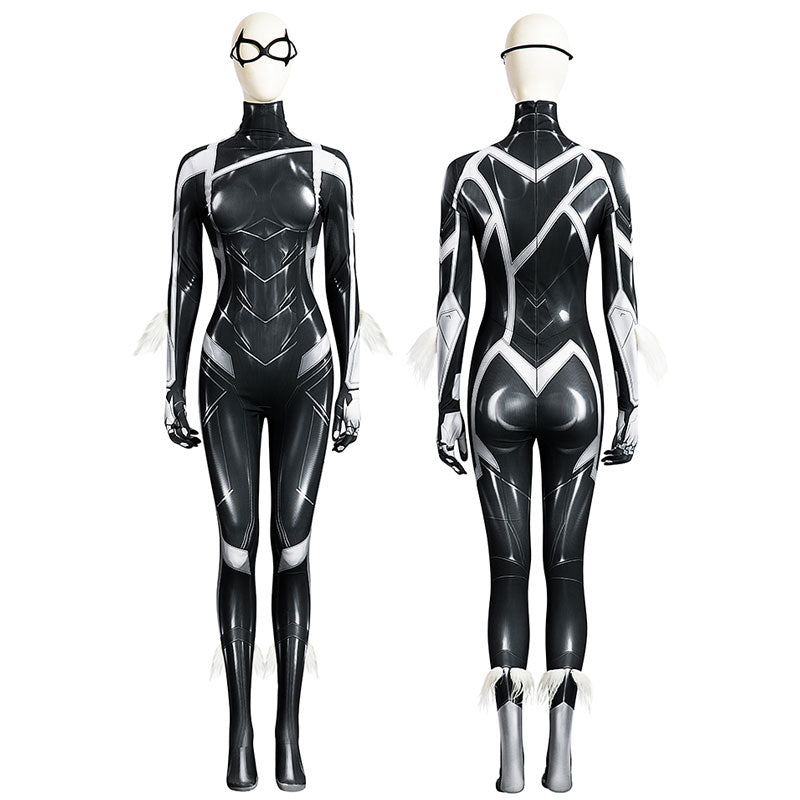 Unveiling the allure of Marvel's Spider-Man 2 Felicia Hardy Jumpsuit Cosplay Costumes!