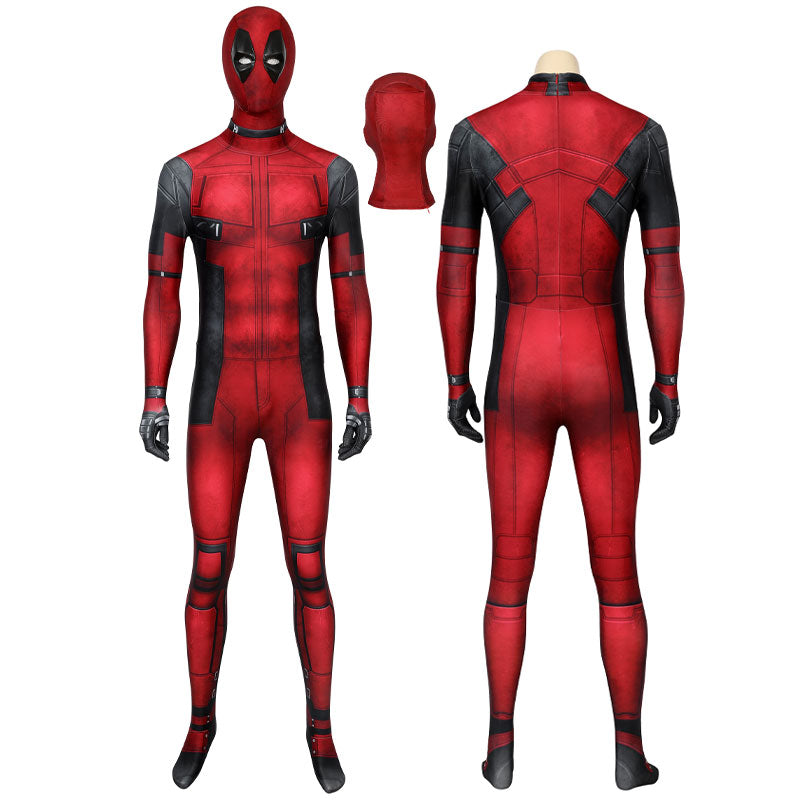 Deadpool 3 Wade Wilson Jumpsuit Cosplay Costumes With Mask