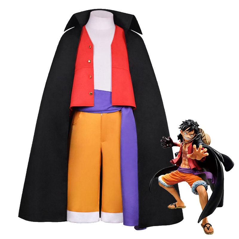 One Piece The Island of Ghosts Monkey D. Luffy Cosplay Costumes-Hot Sale