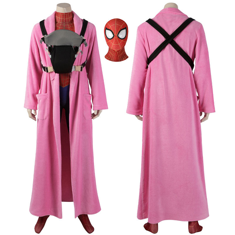 Spider-Verse Peter B Parker Pink Coat Cosplay | Costume Guide