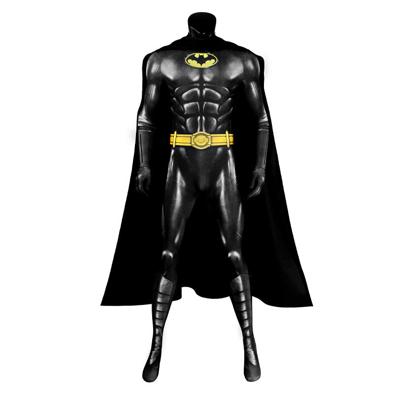 The Flash 2023 Batman Black Jumpsuit Cosplay Costumes