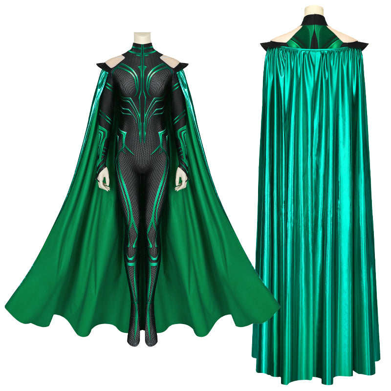 Thor 3 Ragnarok Hela Jumpsuit Cosplay Costumes