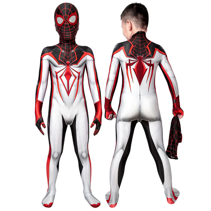 PS5 Spider-Man Miles Morales T.R.A.C.K. Suit Kids Jumpsuit Cosplay Costumes