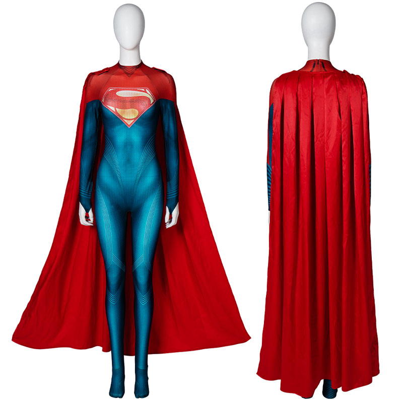 The Flash Movie Supergirl Jumpsuit Cosplay Costumes