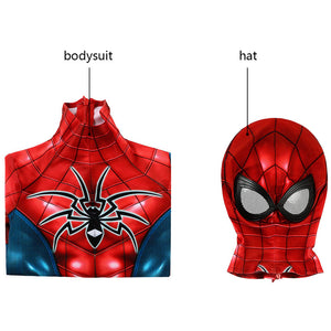 Marvel's Spider-Man Spider Armor MK IV Suit Kids Jumpsuits Cosplay Costume