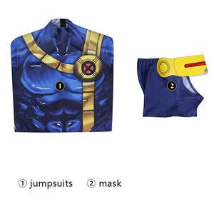 X-Men 1997 Cyclops Jumpsuit Cosplay Costumes