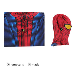 The Amazing Spider-Man Peter Parker Jumpsuits Child Cosplay Costume