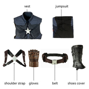 Avengers: Endgame Steven Rogers Captain America Cosplay Costumes