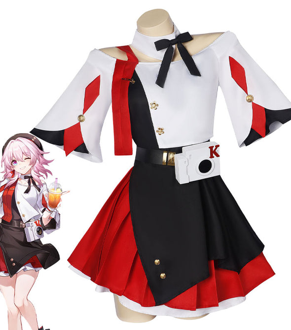 Honkai: Star Rail x KFC  March 7th Cosplay Costumes