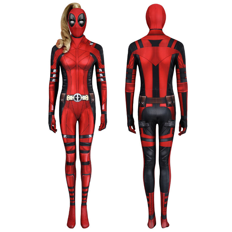 Deadpool 3 Lady Deadpool Jumpsuit Cosplay Costumes