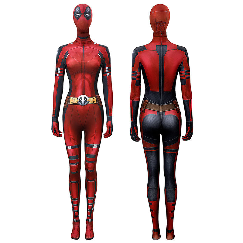 Deadpool 3 Lady Deadpool Jumpsuit Cosplay Costumes