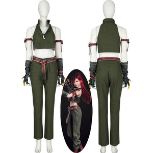 Final Fantasy VII Ever Crisis And Final Fantasy IX Tifa Lockhart Cosplay Costume