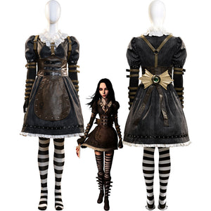 Alice: Madness Return Alice Punk Suit Cosplay Costumes