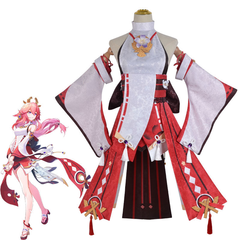 Genshin Impact Yae Miko Cosplay Costumes