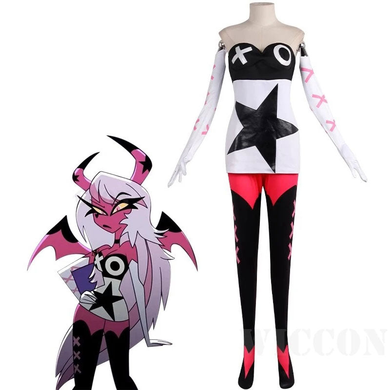 Hazbin Hotel Verosika Mayday Cosplay Costumes