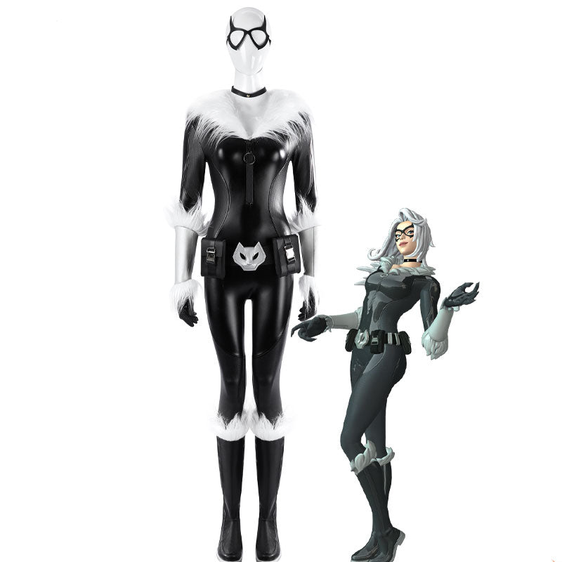 Fortnite Black Cat Jumpsuit Cosplay Costumes