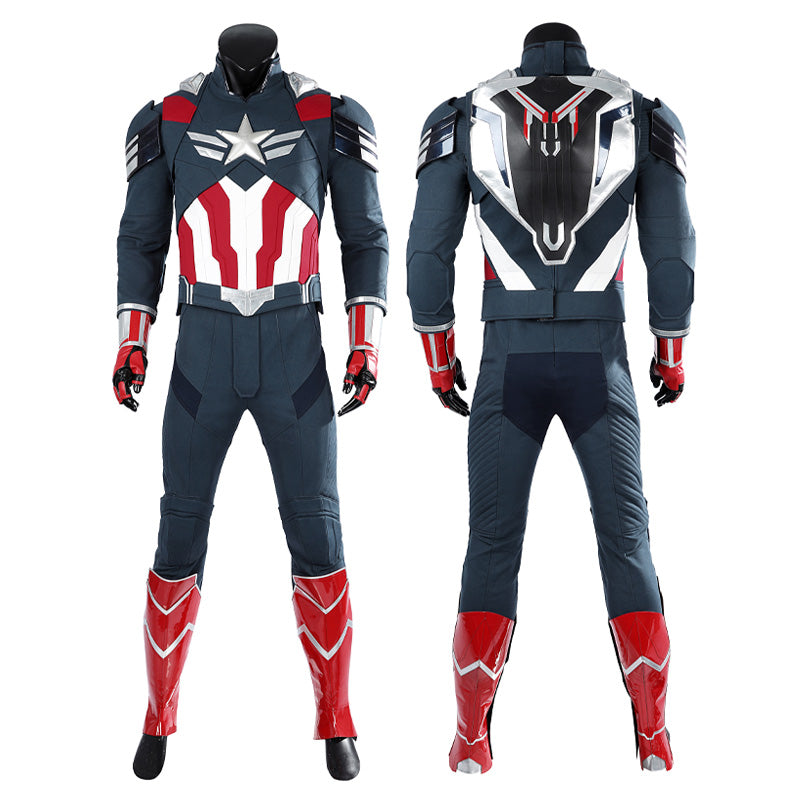 Marvel Captain America 4 Sam Wilson Captain America Cosplay Costumes