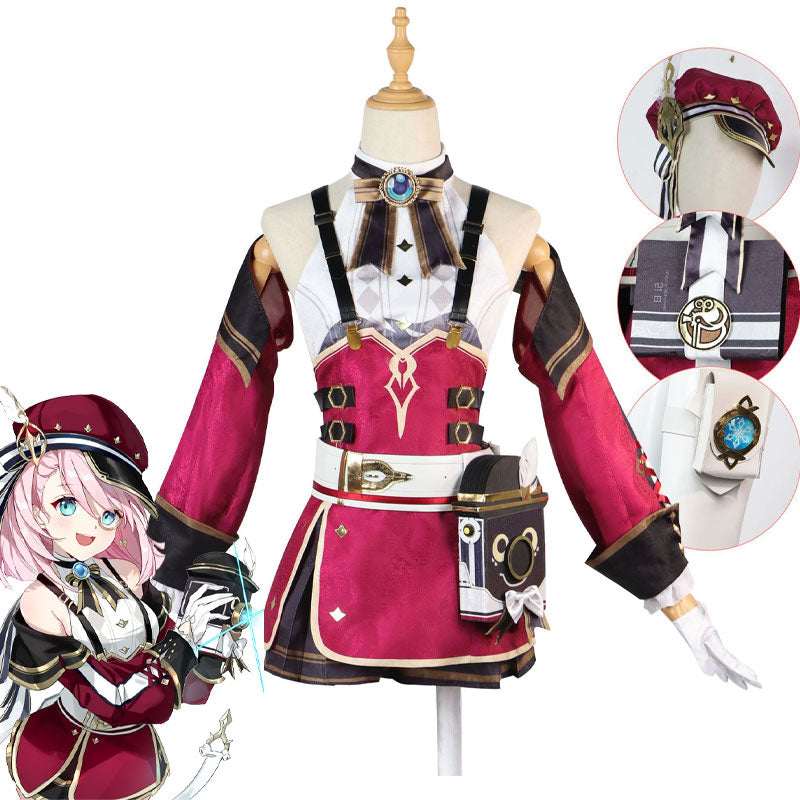 Genshin Impact Charlotte Cosplay Costumes