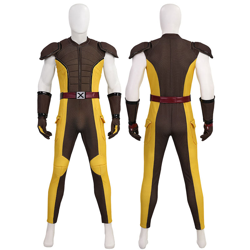 Deadpool 3 Wolverine Brown And Yellow Suit Cosplay Costumes