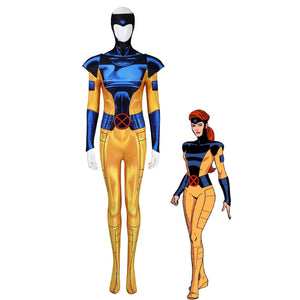 X-Men '97 Jean Grey Jumpsuit Cosplay Costumes